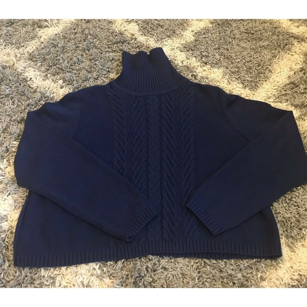 Women Within Knit Crop Sweater /A Line Dress - Picture 3 of 7